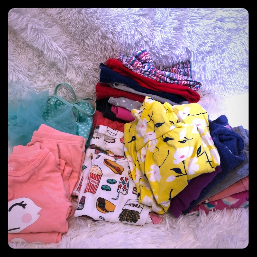 Bundle of 24 month toddler girl clothes